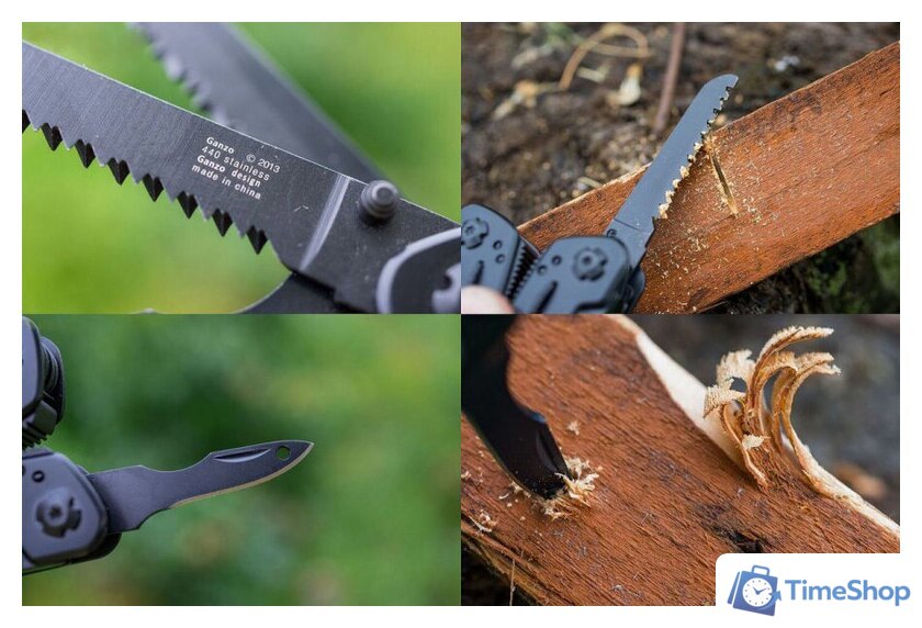 Мультитул Ganzo G302-B - Изображение №14 — Интернет-магазин Time-Shop