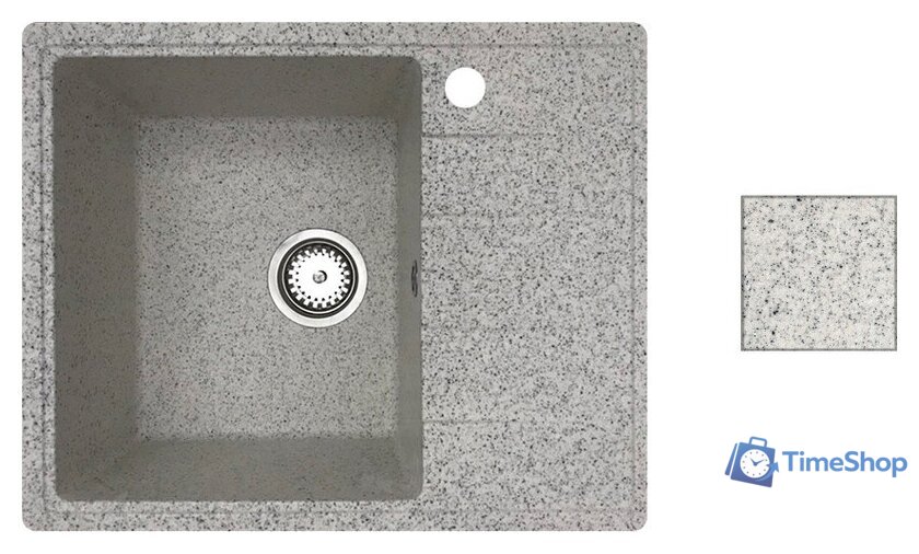 Кухонная мойка БелЭворс Mila L (олово, без сифона) - Изображение №1 — Интернет-магазин Time-Shop