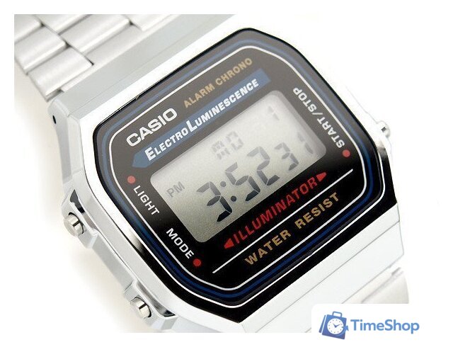 Наручные часы Casio A-168WA-1W - Изображение №2 — Интернет-магазин Time-Shop