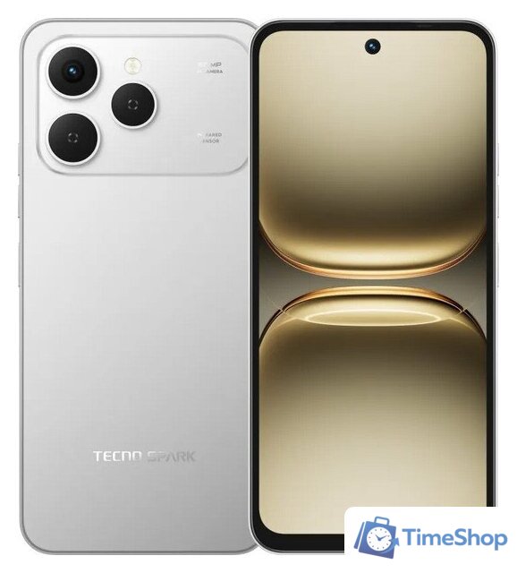 Телефон Tecno Spark 40 KM5n 8GB/256GB NFC (серый титановый) - Изображение №1 — Интернет-магазин Time-Shop