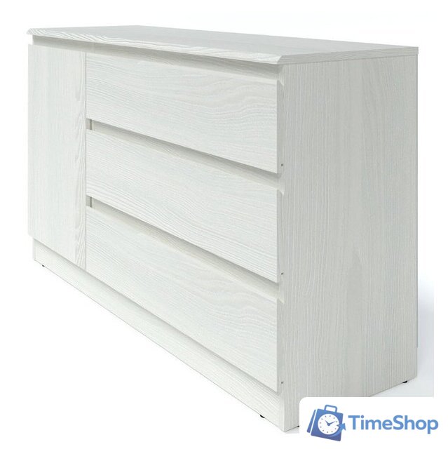 Тумба Евва Турин ТР-1D3S/YA-S (ясень снежный) - Изображение №4 — Интернет-магазин Time-Shop