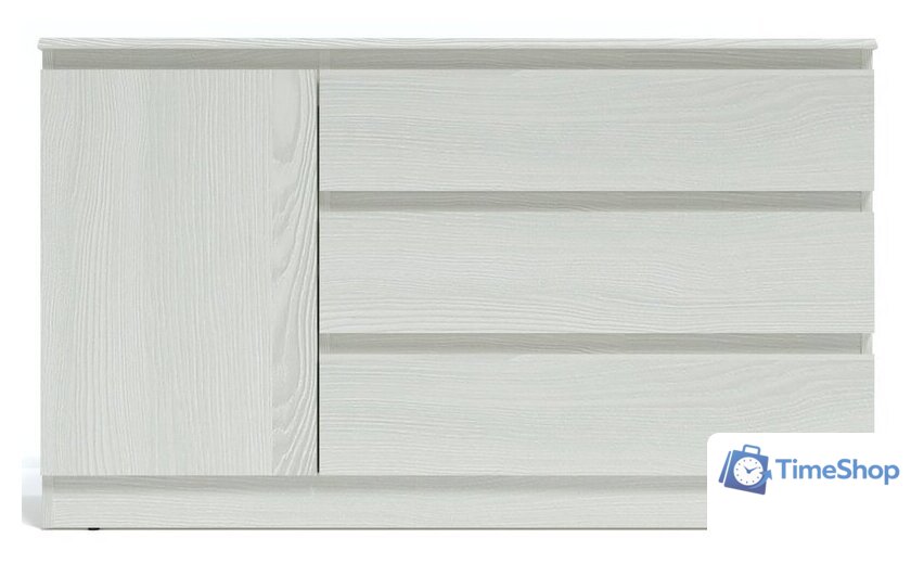 Тумба Евва Турин ТР-1D3S/YA-S (ясень снежный) - Изображение №1 — Интернет-магазин Time-Shop