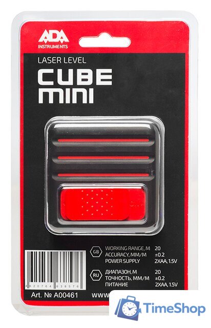 Лазерный нивелир ADA Instruments CUBE MINI Basic Edition (А00461) - Изображение №6 — Интернет-магазин Time-Shop