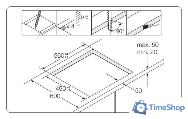 Варочная панель Samsung NZ64M3NM1BB - Изображение №7 — Интернет-магазин Time-Shop