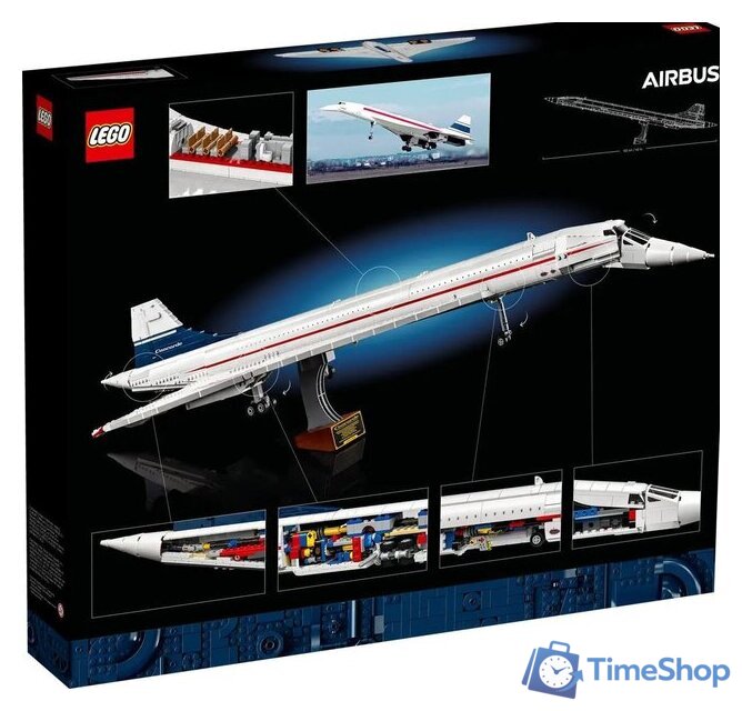 Конструктор LEGO Icons 10318 Конкорд - Изображение №2 — Интернет-магазин Time-Shop