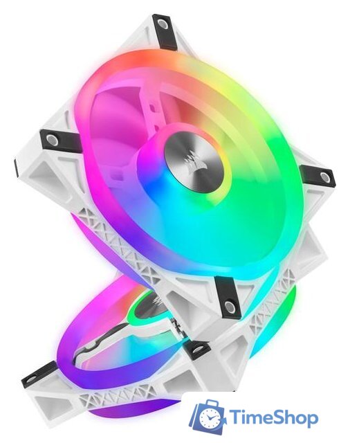 Комплект вентиляторов для корпуса Corsair iCUE QL120 RGB White Triple Pack CO-9050104-WW - Изображение №2 — Интернет-магазин Time-Shop