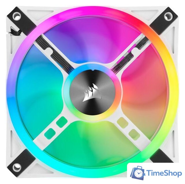 Комплект вентиляторов для корпуса Corsair iCUE QL120 RGB White Triple Pack CO-9050104-WW - Изображение №5 — Интернет-магазин Time-Shop