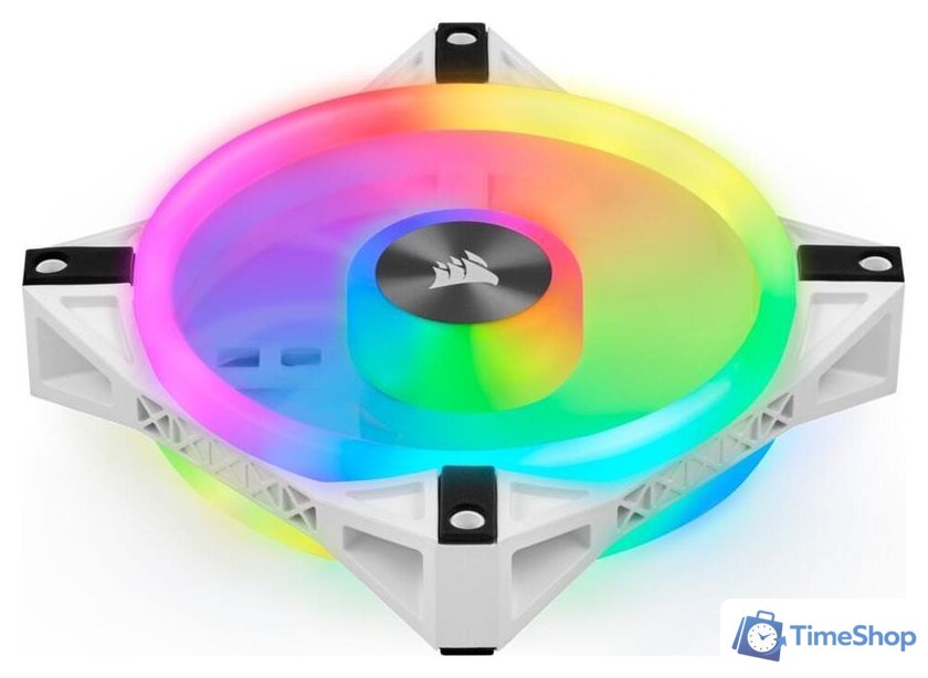 Комплект вентиляторов для корпуса Corsair iCUE QL120 RGB White Triple Pack CO-9050104-WW - Изображение №7 — Интернет-магазин Time-Shop