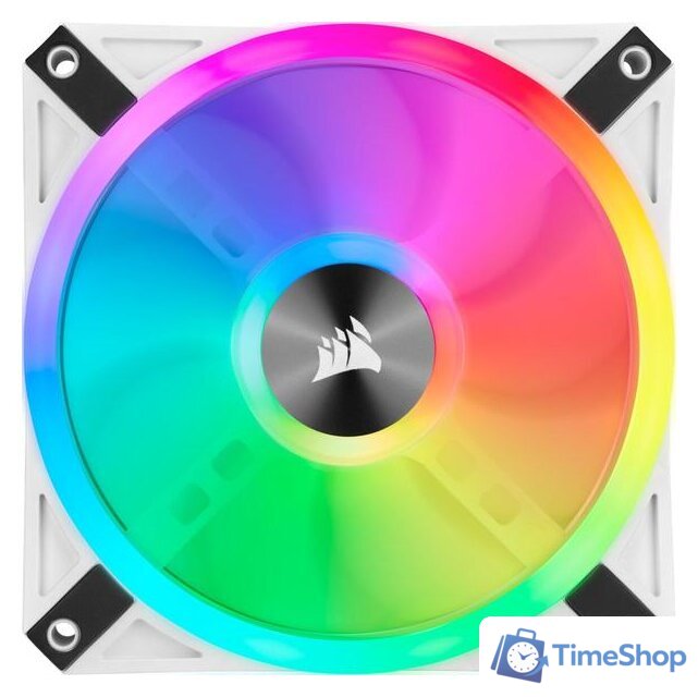 Комплект вентиляторов для корпуса Corsair iCUE QL120 RGB White Triple Pack CO-9050104-WW - Изображение №3 — Интернет-магазин Time-Shop