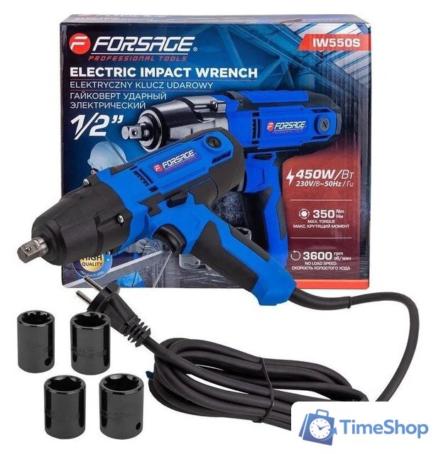 Гайковерт FORSAGE F-IW550S - Изображение №1 — Интернет-магазин Time-Shop