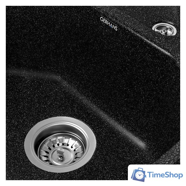 Кухонная мойка Gerhans E08 (черный) - Изображение №4 — Интернет-магазин Time-Shop