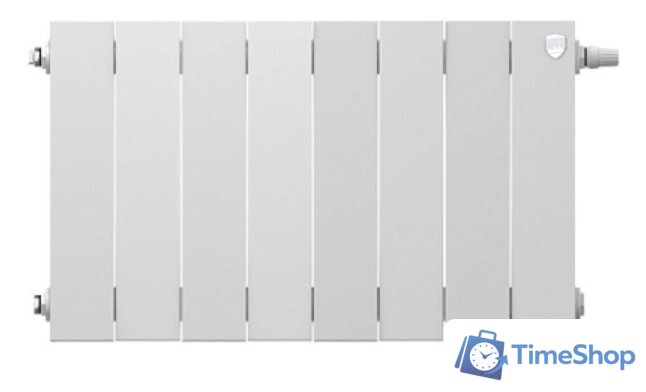 Биметаллический радиатор Royal Thermo PianoForte 300 Bianco Traffico VDR (8 секций) - Изображение №2 — Интернет-магазин Time-Shop