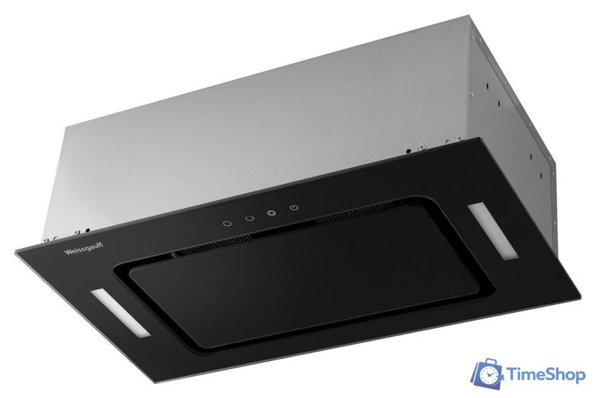 Кухонная вытяжка Weissgauff Intense 600 Touch Black Glass - Изображение №1 — Интернет-магазин Time-Shop