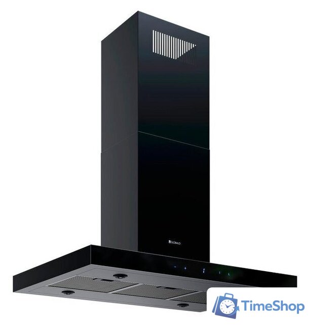 Кухонная вытяжка Globalo Verta Isola 90.3 H2H (черный) - Изображение №1 — Интернет-магазин Time-Shop