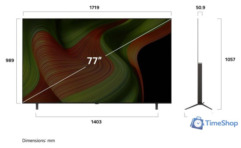 OLED телевизор LG OLED AI B5 OLED77B5RLA - Изображение №4 — Интернет-магазин Time-Shop