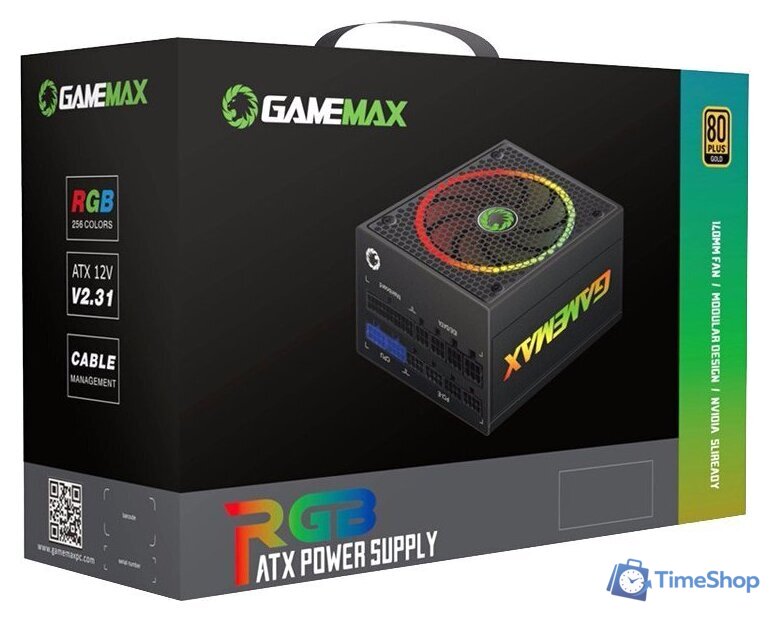 Блок питания GameMax RGB-550 - Изображение №9 — Интернет-магазин Time-Shop
