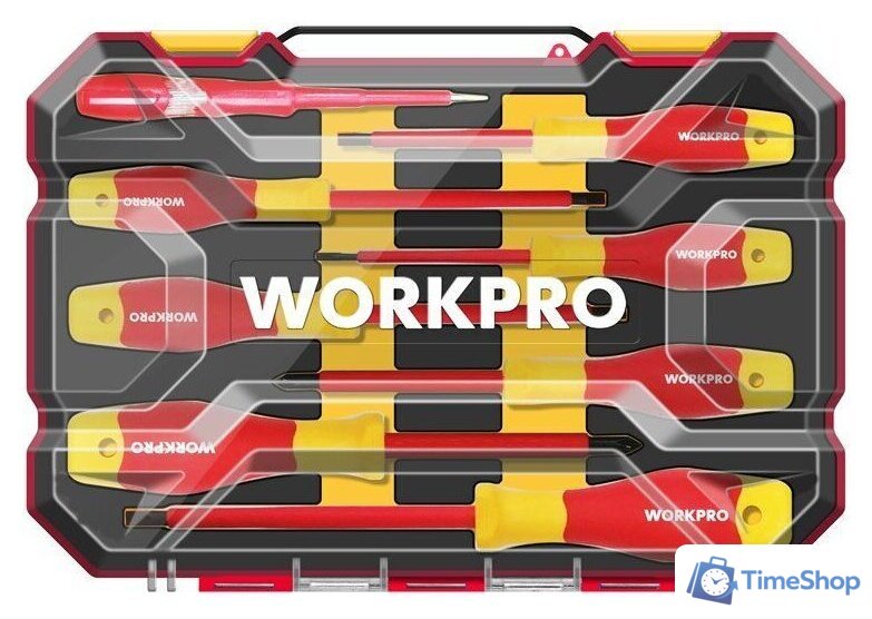Набор отверток Workpro WP204700 (8 предметов) - Изображение №1 — Интернет-магазин Time-Shop