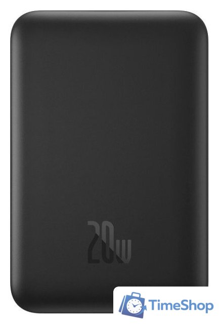 Внешний аккумулятор Baseus Magnetic Mini Air Wireless Fast Charge Power Bank 20W 10000mAh (черный) - Изображение №1 — Интернет-магазин Time-Shop