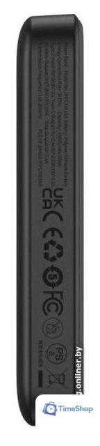 Внешний аккумулятор Baseus Magnetic Mini Air Wireless Fast Charge Power Bank 20W 10000mAh (черный) - Изображение №6 — Интернет-магазин Time-Shop