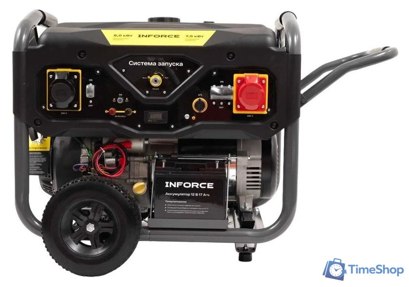 Бензиновый генератор Inforce GL 8500E-3D - Изображение №1 — Интернет-магазин Time-Shop