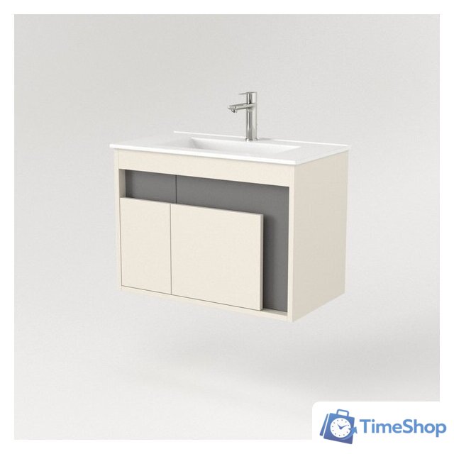  Дабер Тумба под умывальник 016 60 Т16.6.0.19 (бежевый/серый) - Изображение №2 — Интернет-магазин Time-Shop