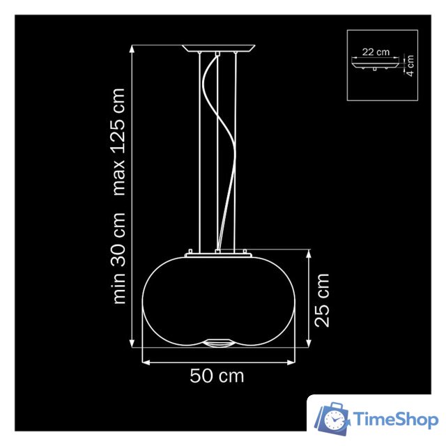 Подвесная люстра Lightstar 801040 - Изображение №2 — Интернет-магазин Time-Shop