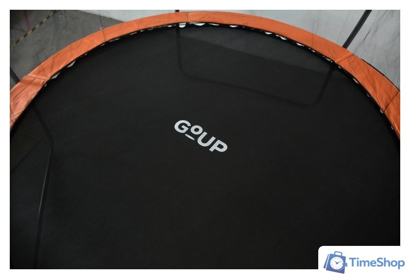 Батут GoUP Luxury-D312/10FT (с сеткой и лестницей, оранжевый) - Изображение №9 — Интернет-магазин Time-Shop