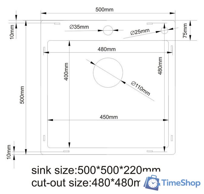 Кухонная мойка Stellar S5050S-S1 (сатин) - Изображение №5 — Интернет-магазин Time-Shop
