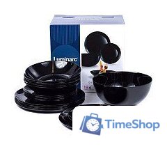 Столовый сервиз Luminarc Diwali black P1622 - Изображение №2 — Интернет-магазин Time-Shop