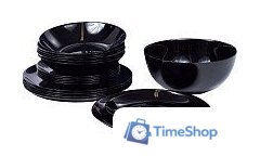 Столовый сервиз Luminarc Diwali black P1622 - Изображение №1 — Интернет-магазин Time-Shop