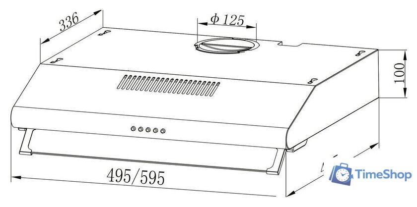 Кухонная вытяжка Making Oasis Everywhere UP-60S - Изображение №2 — Интернет-магазин Time-Shop