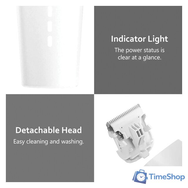 Машинка для стрижки волос Enchen Boost 2 White EC001 - Изображение №5 — Интернет-магазин Time-Shop