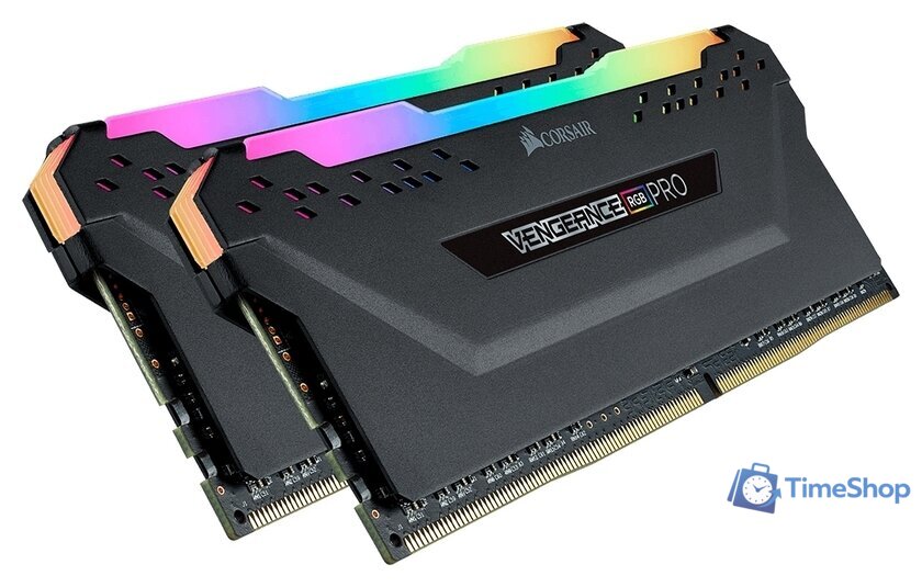 Оперативная память Corsair Vengeance PRO RGB 2x8GB DDR4 PC4-25600 CMW16GX4M2Z3200C16 - Изображение №2 — Интернет-магазин Time-Shop