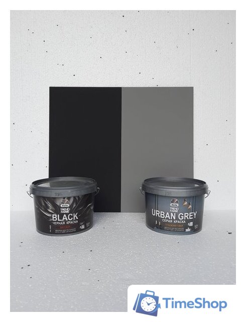 Краска Dufa ВД Trend Farbe Urban Grey (10 л, RAL 7037 серый) - Изображение №2 — Интернет-магазин Time-Shop