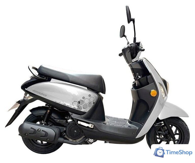 Скутер Motosuper S9 Blanc Gris (белый) - Изображение №1 — Интернет-магазин Time-Shop