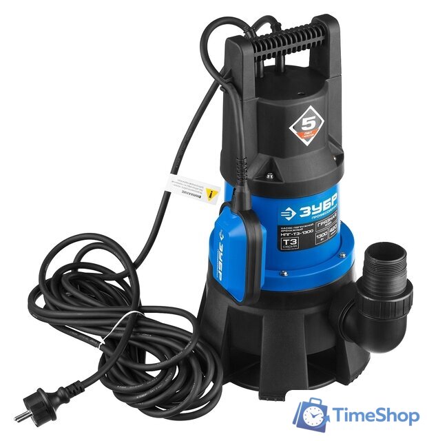 Дренажный насос Зубр НПГ-Т3-1300 - Изображение №4 — Интернет-магазин Time-Shop