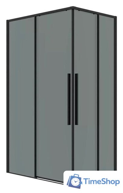 Душевой уголок Grossman Galaxy 90x70x195 300.K33.01.9070.21.10 (черный матовый/тонированное стекло) - Изображение №1 — Интернет-магазин Time-Shop