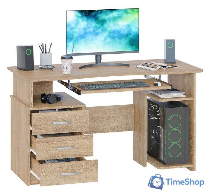 Стол Сокол КСТ-08.1 (дуб сонома) - Изображение №2 — Интернет-магазин Time-Shop