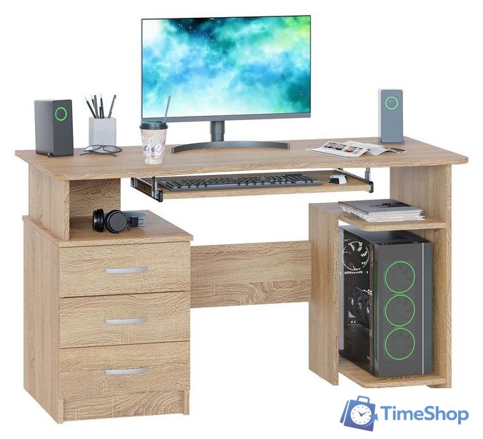 Стол Сокол КСТ-08.1 (дуб сонома) - Изображение №1 — Интернет-магазин Time-Shop