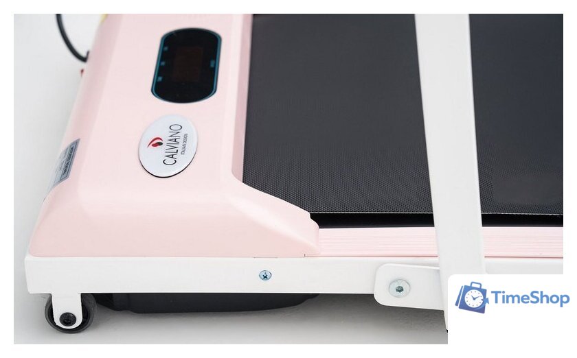 Электрическая беговая дорожка Calviano Slim Pink - Изображение №12 — Интернет-магазин Time-Shop