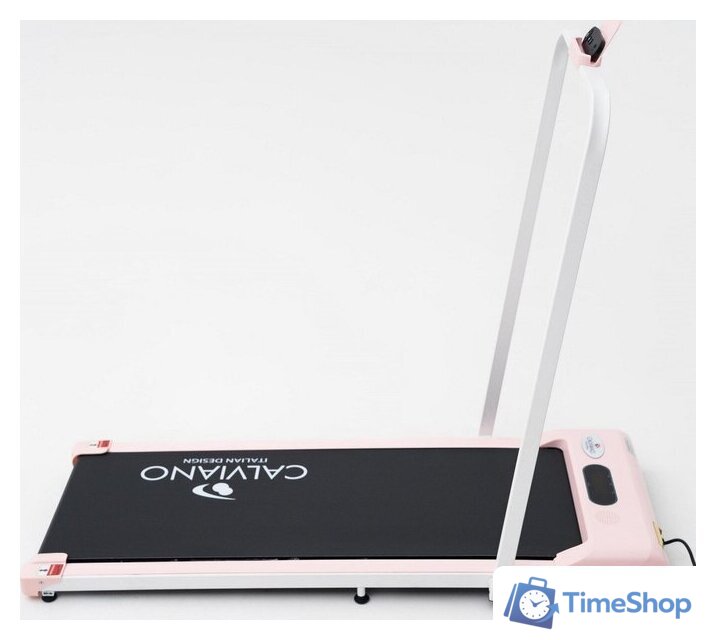 Электрическая беговая дорожка Calviano Slim Pink - Изображение №6 — Интернет-магазин Time-Shop