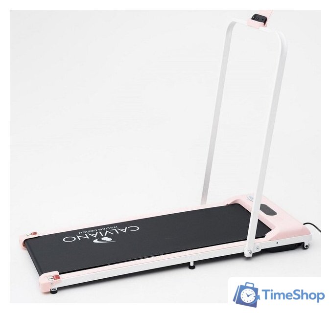 Электрическая беговая дорожка Calviano Slim Pink - Изображение №3 — Интернет-магазин Time-Shop