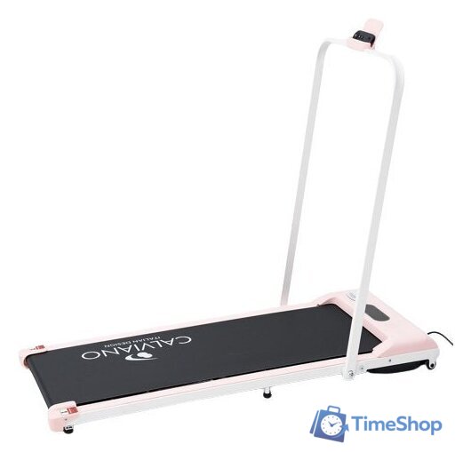 Электрическая беговая дорожка Calviano Slim Pink - Изображение №2 — Интернет-магазин Time-Shop