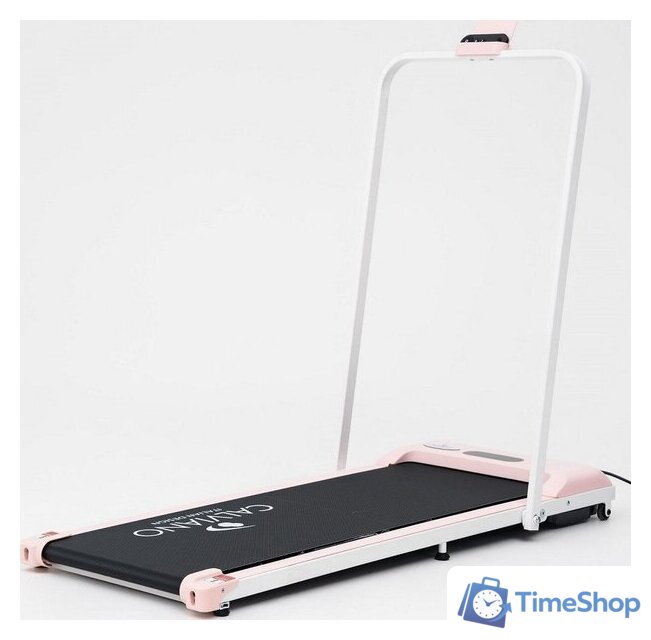 Электрическая беговая дорожка Calviano Slim Pink - Изображение №8 — Интернет-магазин Time-Shop