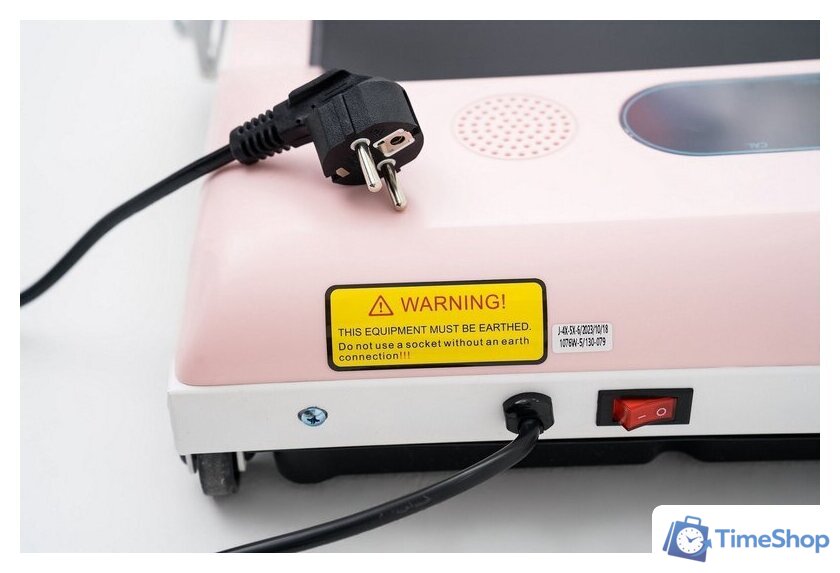 Электрическая беговая дорожка Calviano Slim Pink - Изображение №13 — Интернет-магазин Time-Shop