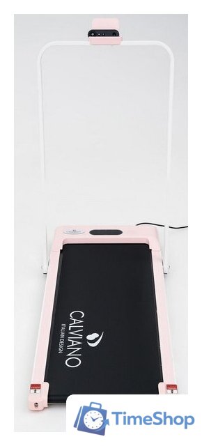 Электрическая беговая дорожка Calviano Slim Pink - Изображение №9 — Интернет-магазин Time-Shop