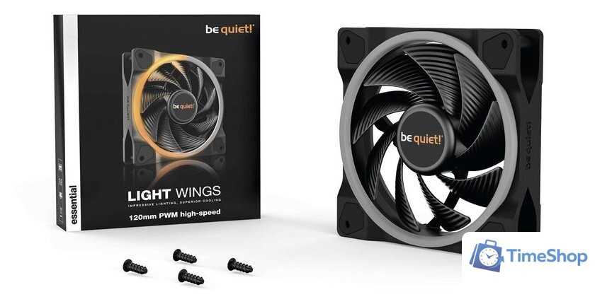 Вентилятор для корпуса be quiet! Light Wings 120mm high-speed PWM BL073 - Изображение №5 — Интернет-магазин Time-Shop