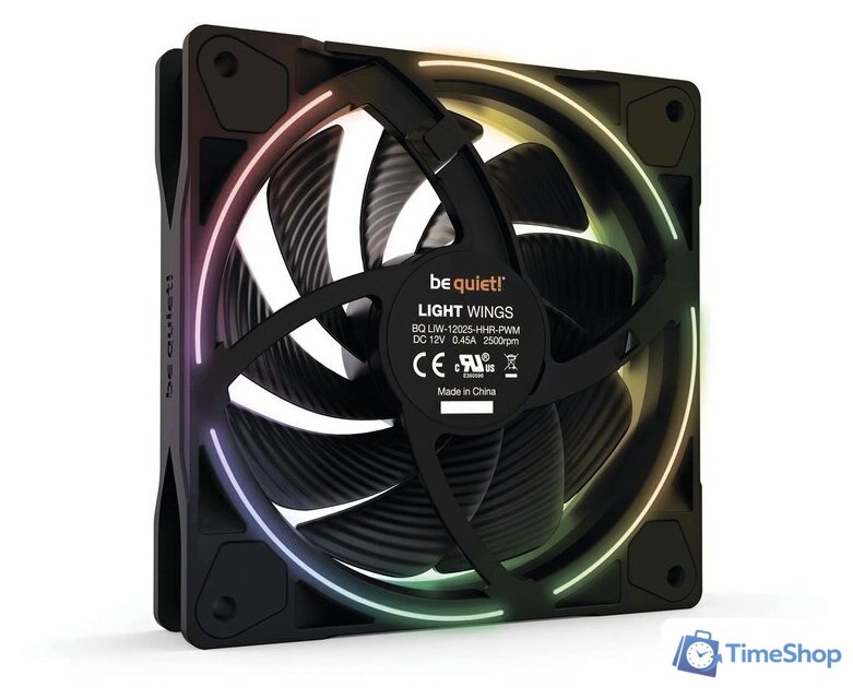 Вентилятор для корпуса be quiet! Light Wings 120mm high-speed PWM BL073 - Изображение №4 — Интернет-магазин Time-Shop