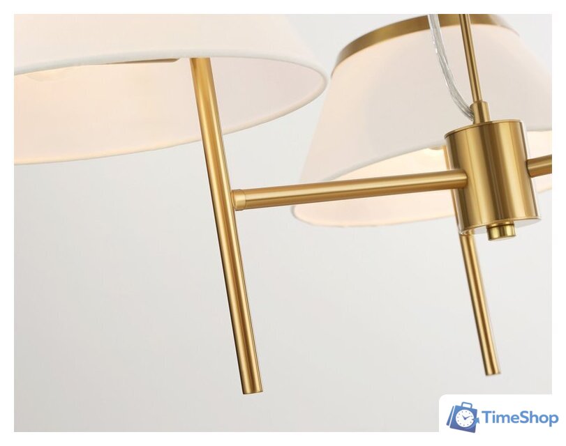 Подвесная люстра Ambrella LH72471/3 BS/WH (латунь/белый) - Изображение №5 — Интернет-магазин Time-Shop