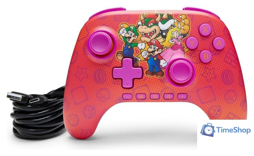 Геймпад PowerA Wireless Controller для Nintendo Switch 2 (Mario and Friends) - Изображение №7 — Интернет-магазин Time-Shop
